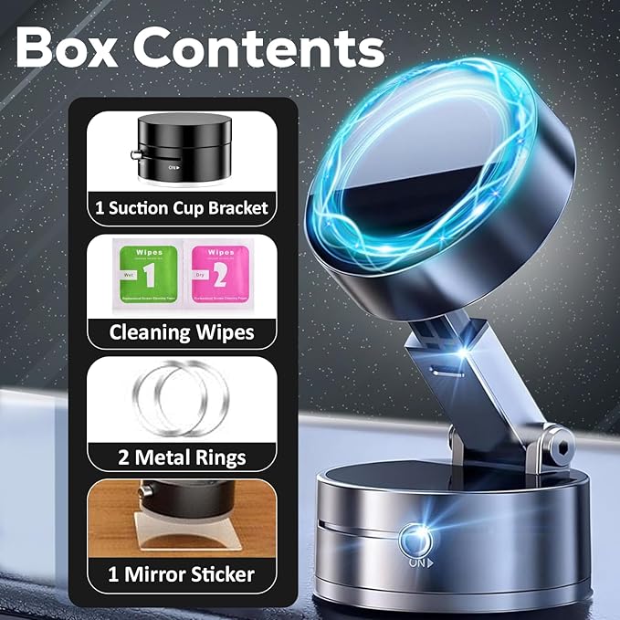 Vacuum Magnetic Phone Holder